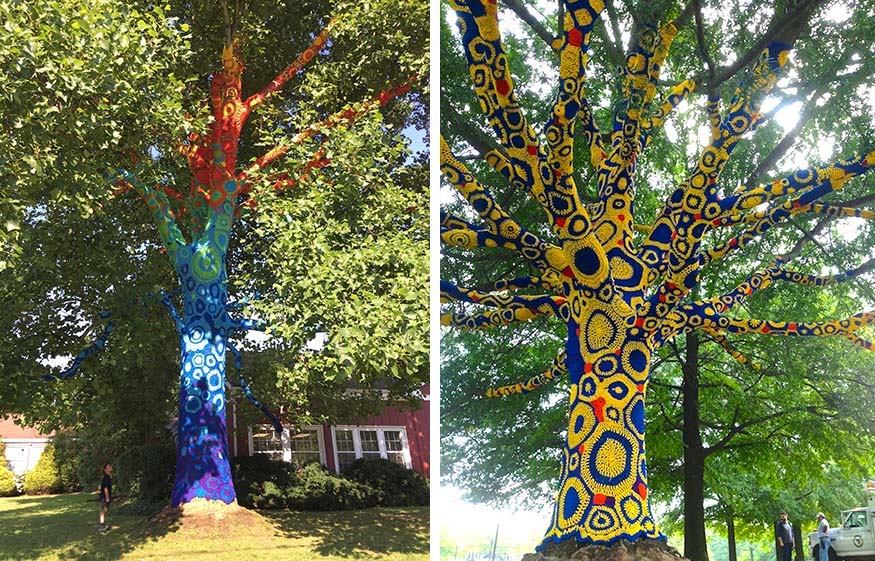 yarnbomb