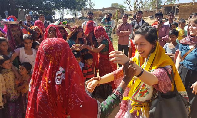 Dancing at the microcredit village