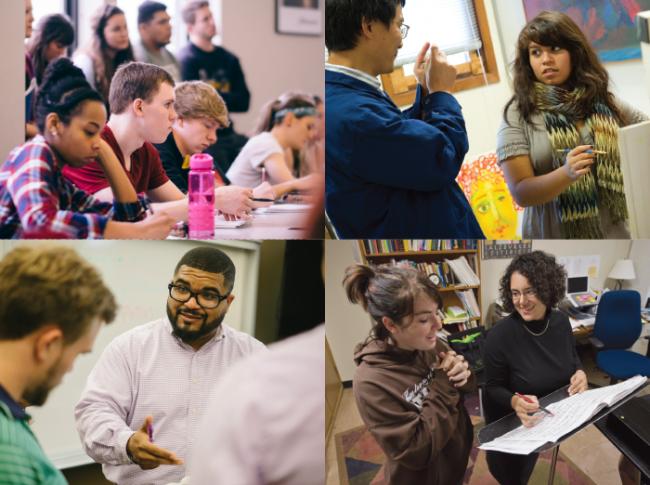 faculty and students