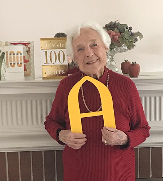 Ruth Robinson Hanna at 100