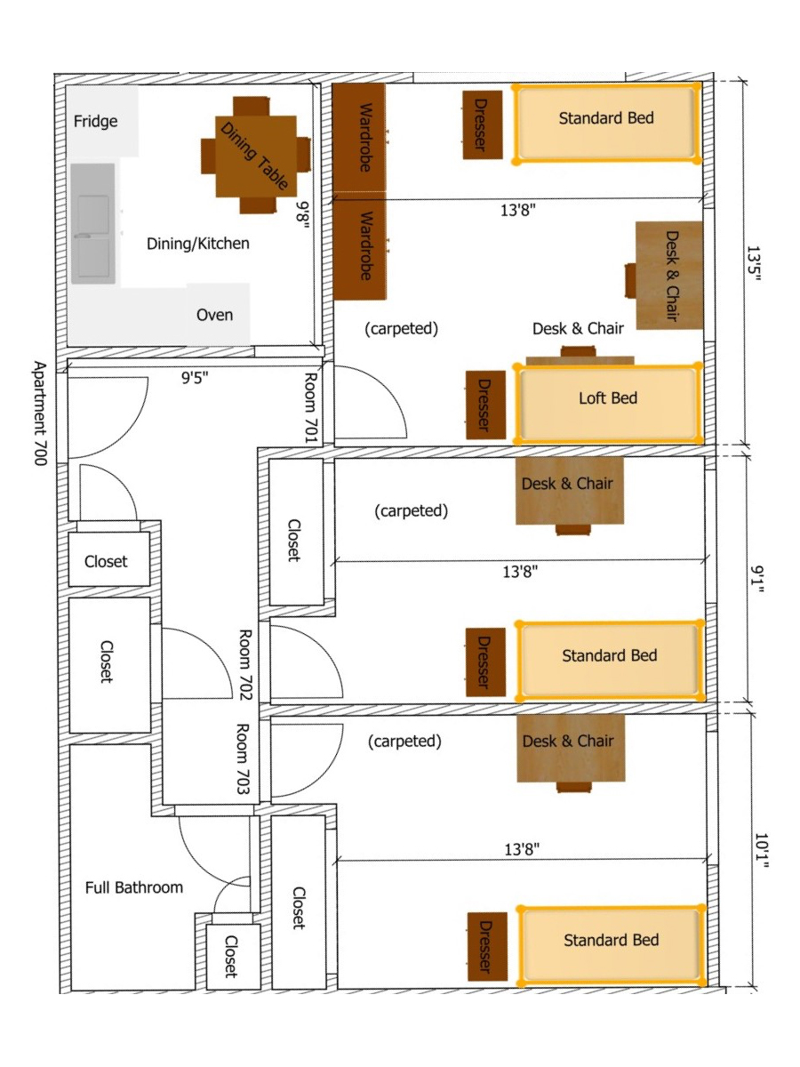 andreen apartment 700