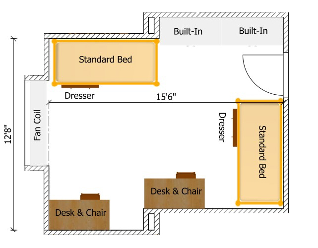 1st floor standard odd room