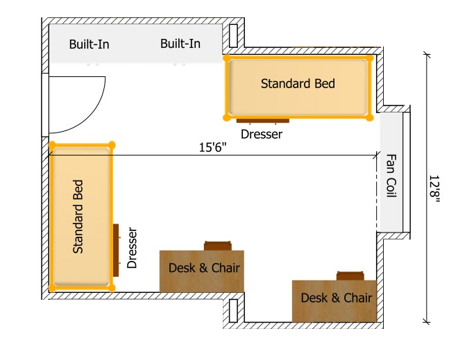 2nd floor even standard room