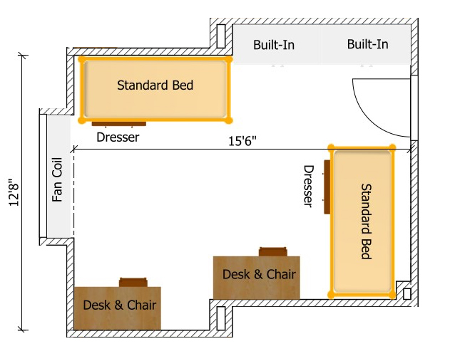 2nd floor odd standard room