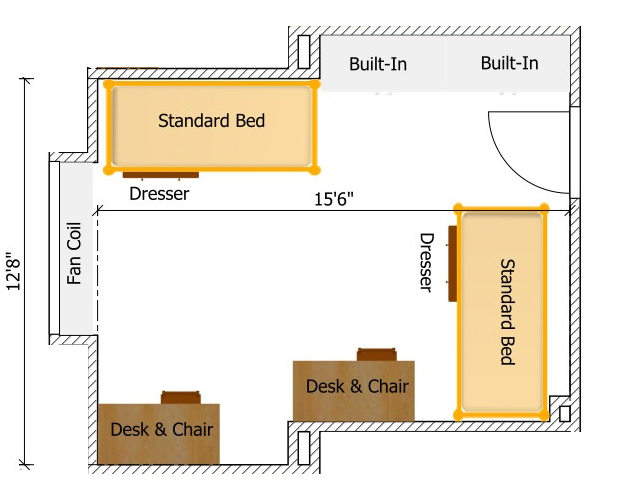 3rd floor standard odd room