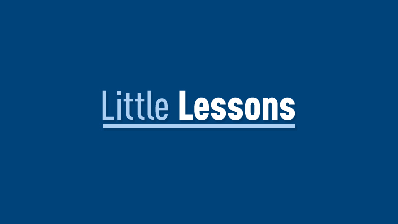 little lessons header