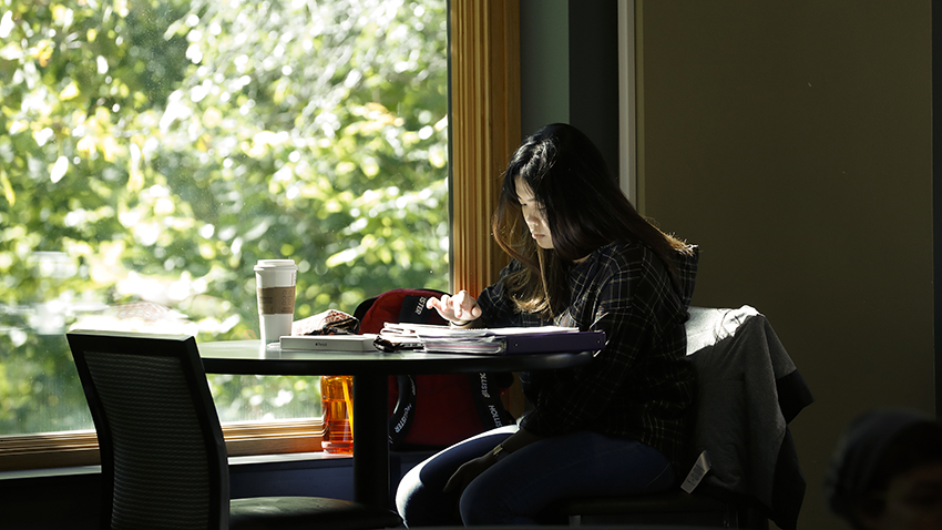 study session near a window