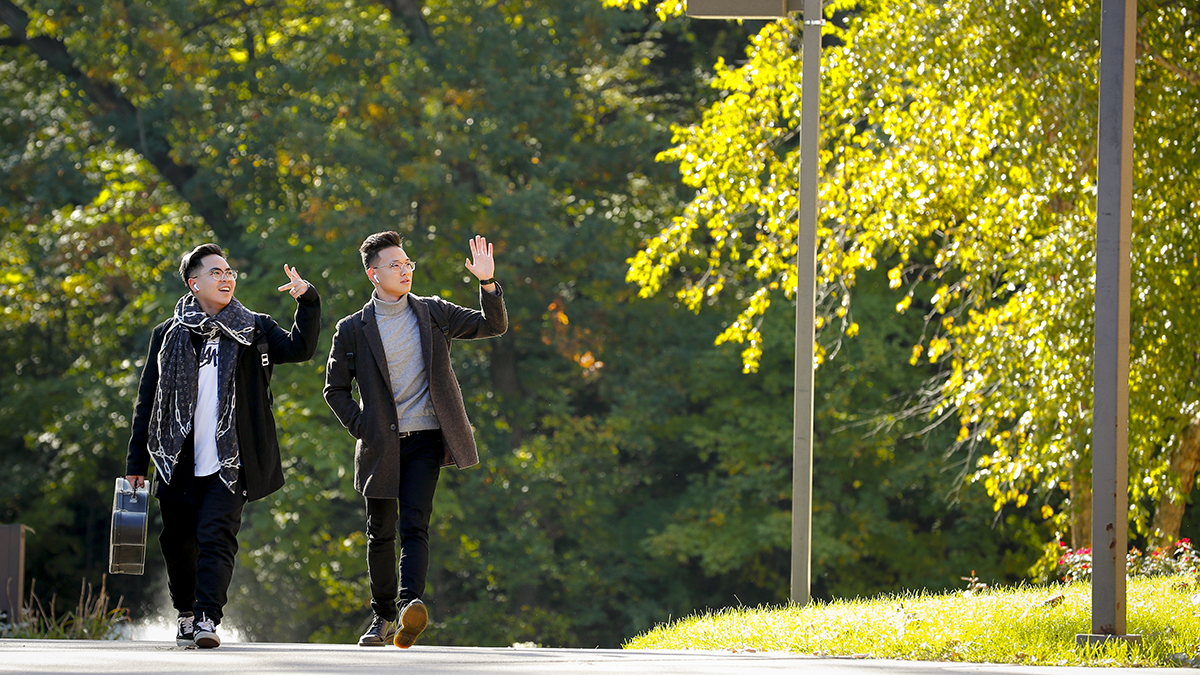 friends on campus