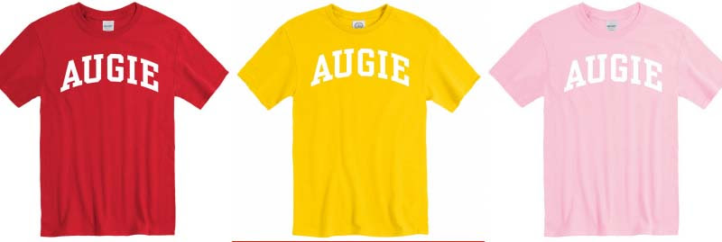augie tshirts at bookstore