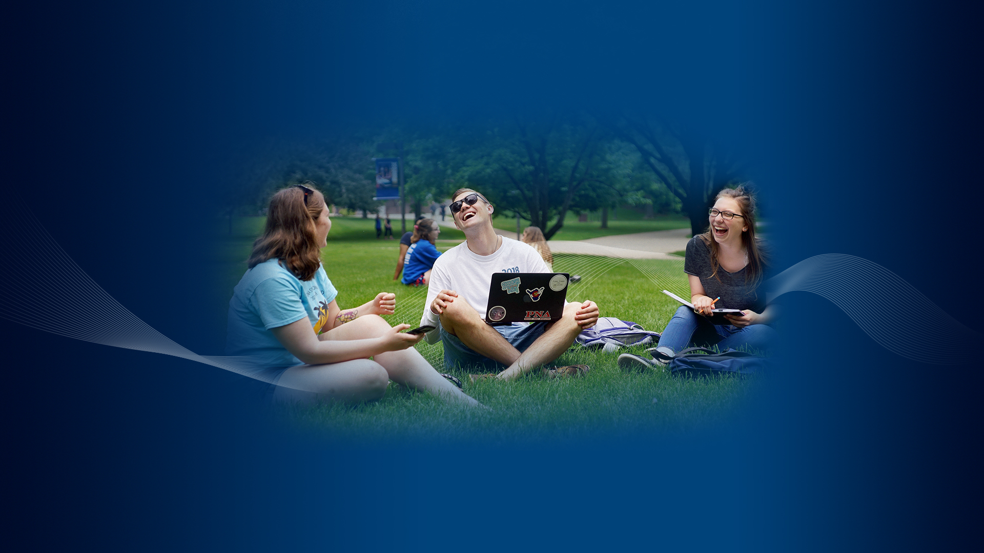 Students on quad