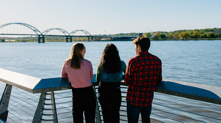 Students exploring the Quad Cities