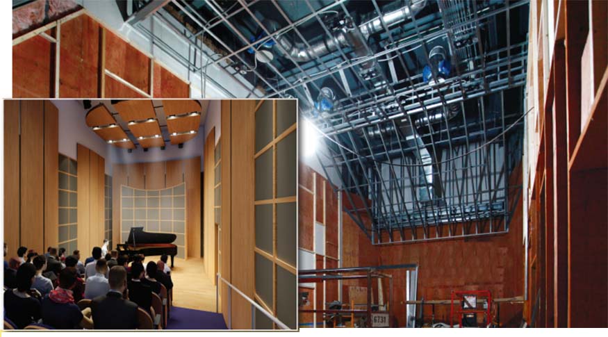 Bergendoff Hall of Fine Arts renovation