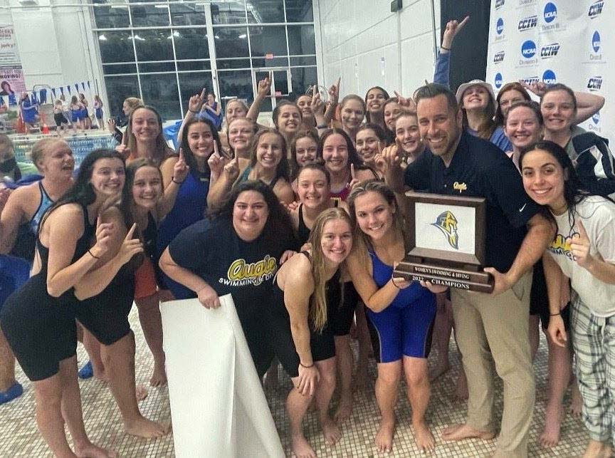 Augustana women's swimming team