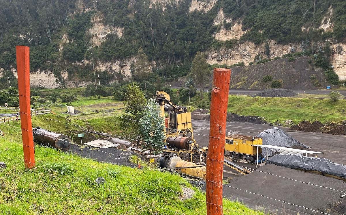 A mine in Ecuador