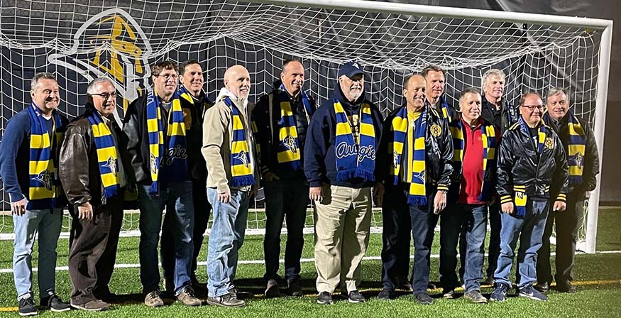 Alumni from men's soccer