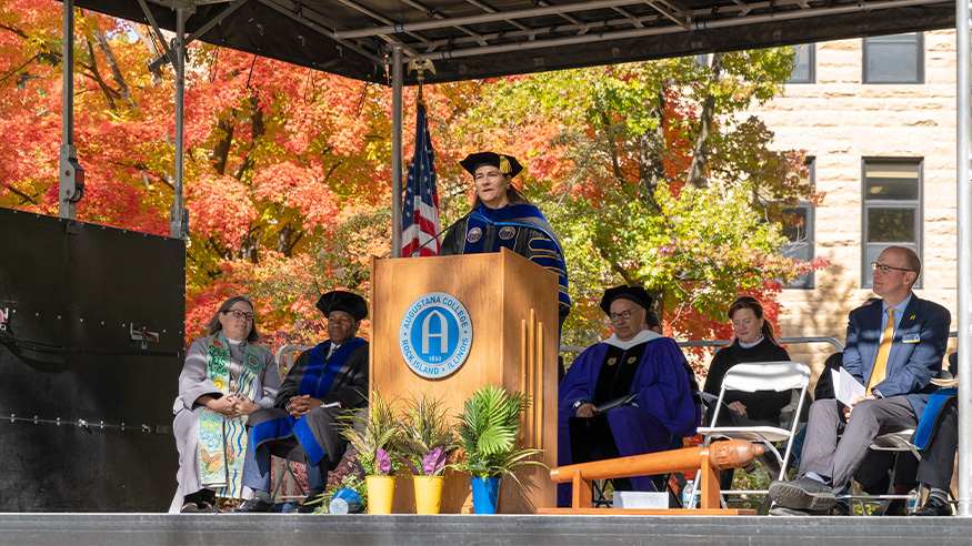 Inauguration of President Andrea Talentino