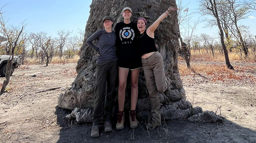 Grace Molloy, Annie Gill and Dani Bornstein