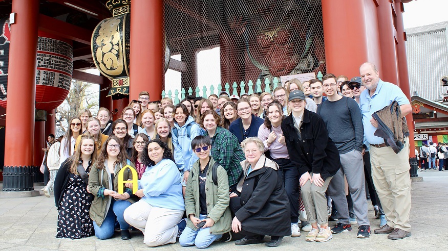 Augustana Symphonic Band in Japan