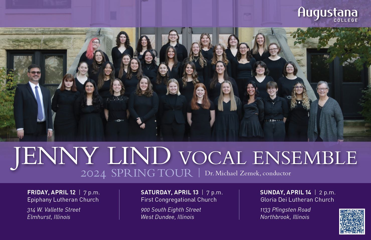 Jenny Lind Vocal Ensemble tour poster preview