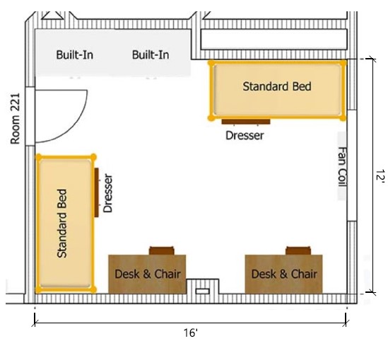 erickson rooms d221 and d321