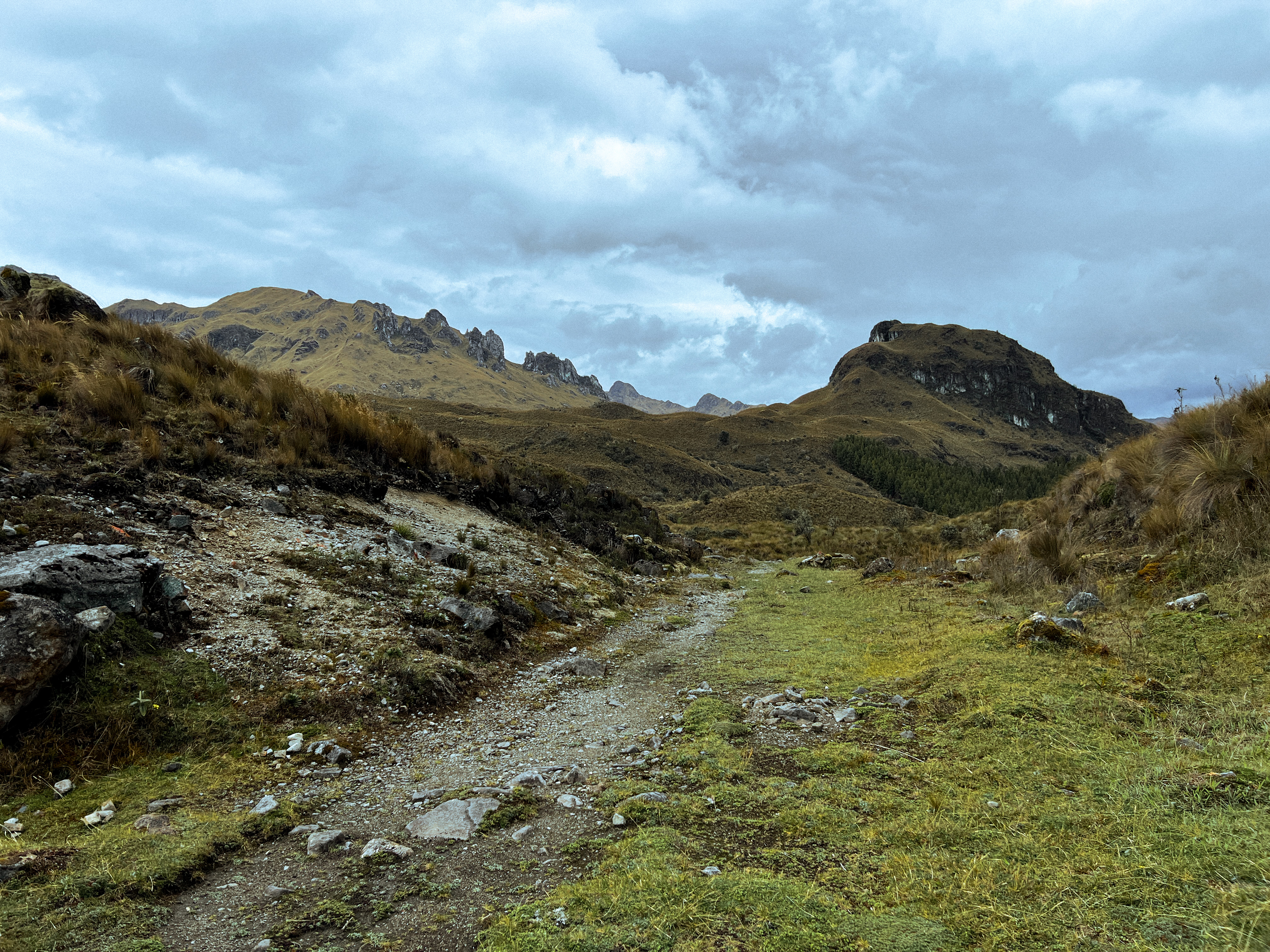 hiking trip in Ecuador