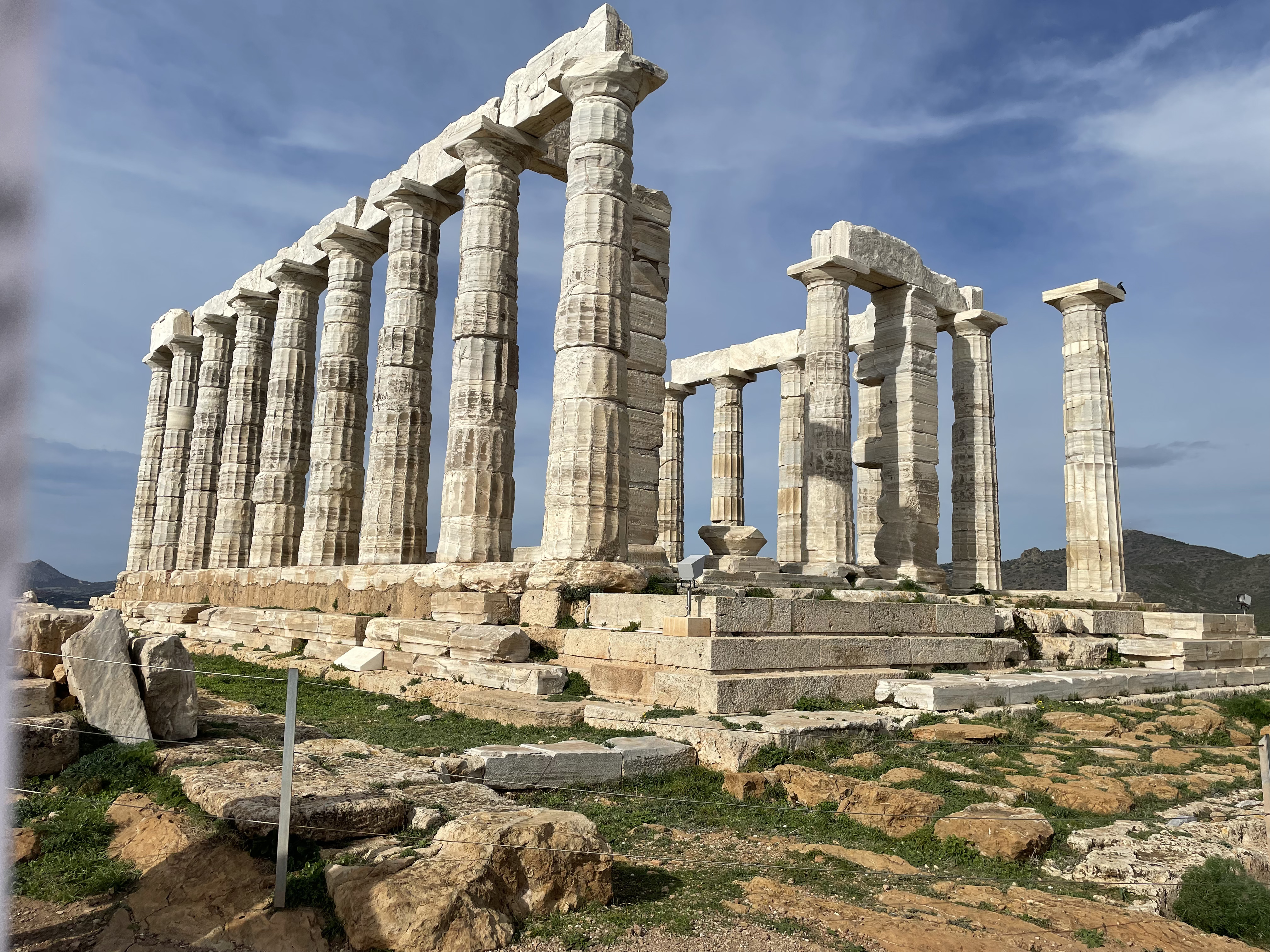 Poseidon’s temple ruins in Greece.