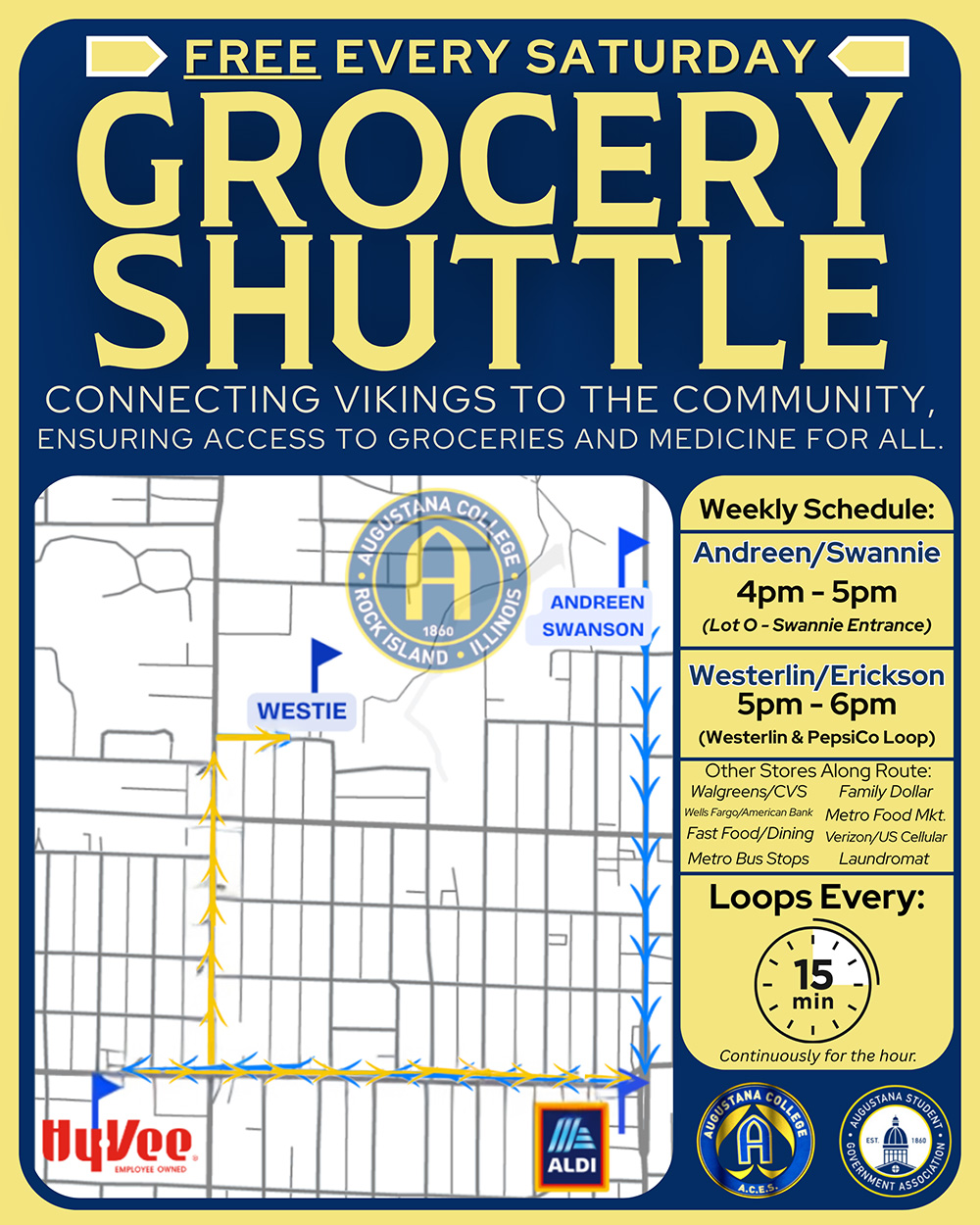 Grocery Shuttle flyer