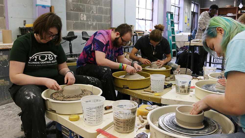 Ceramics class