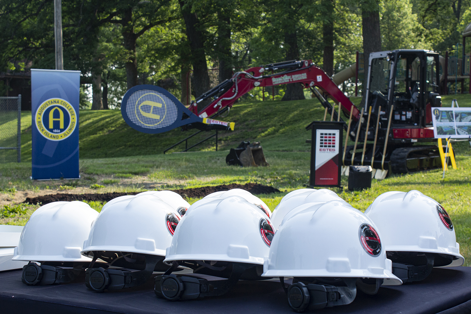 Tennis complex groundbreaking