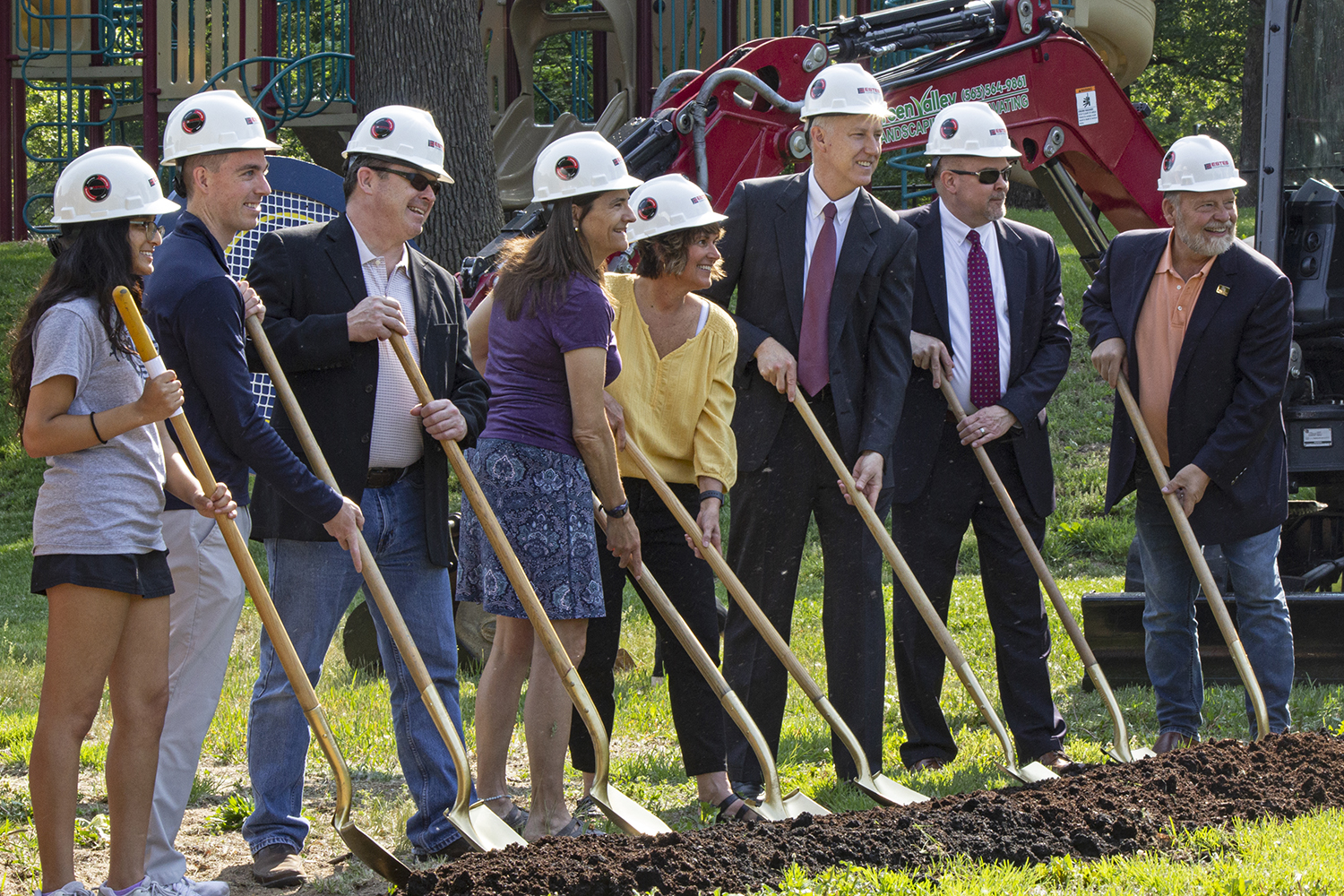 Tennis complex groundbreaking