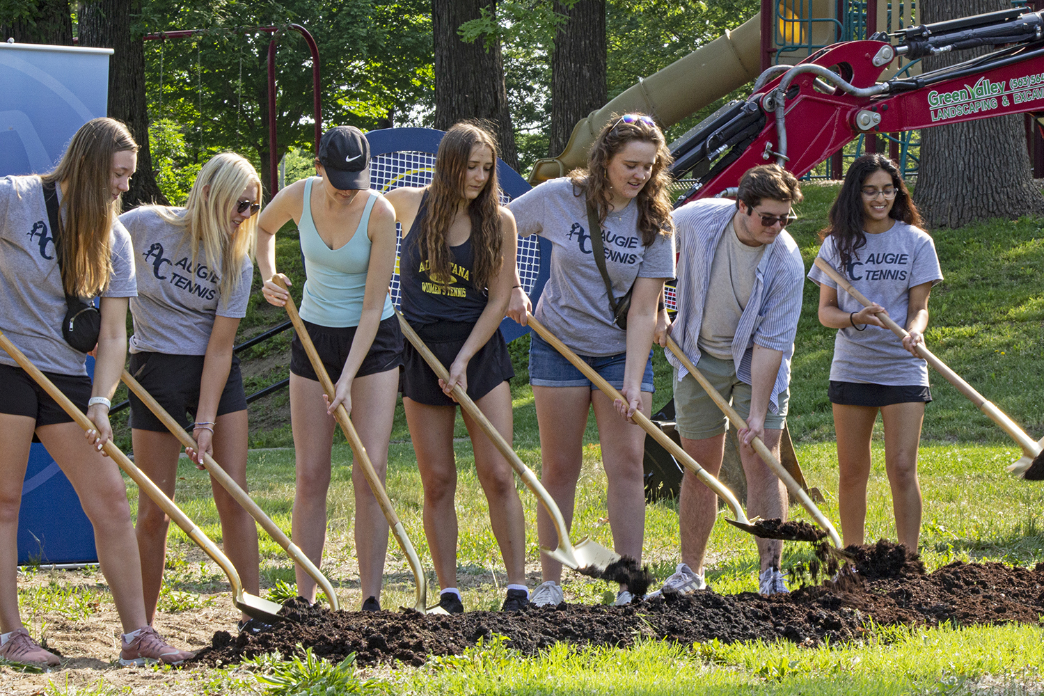 Tennis complex groundbreaking