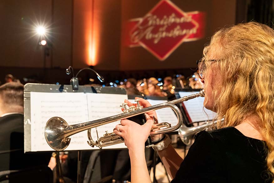 Christmas at Augustana in Centennial Hall.