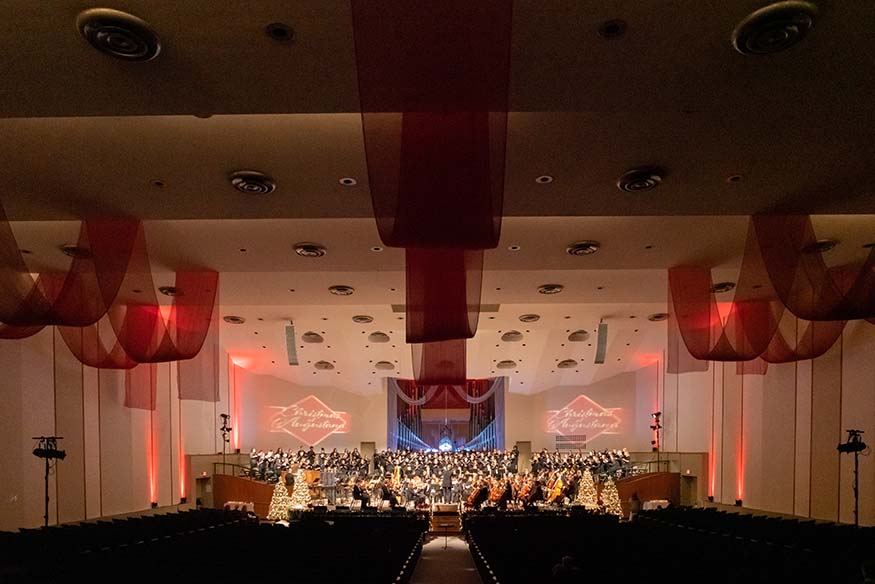 Christmas at Augustana in Centennial Hall.