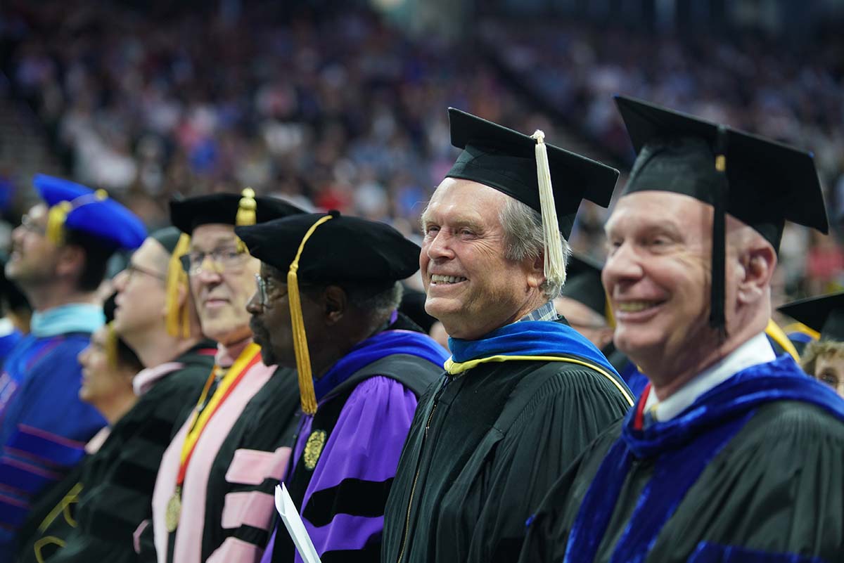 Commencement 2018 Paul Olsen and Bob Tallitsch