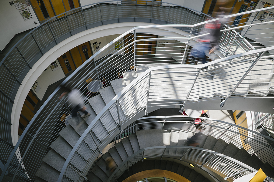 The staircase in Hanson