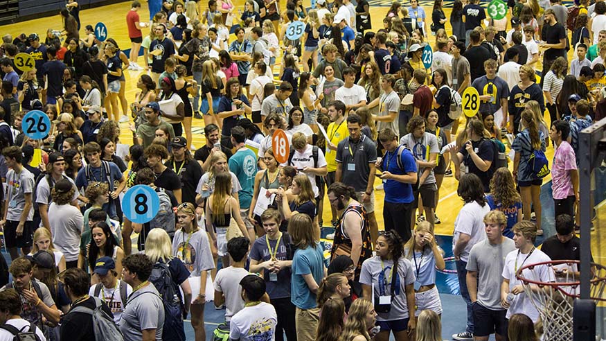 First-year students at Carver