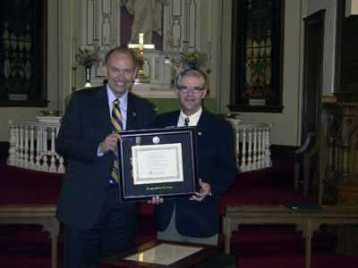 Steve Bahls and Rob Oliver, Presidents of the two Augustana Colleges