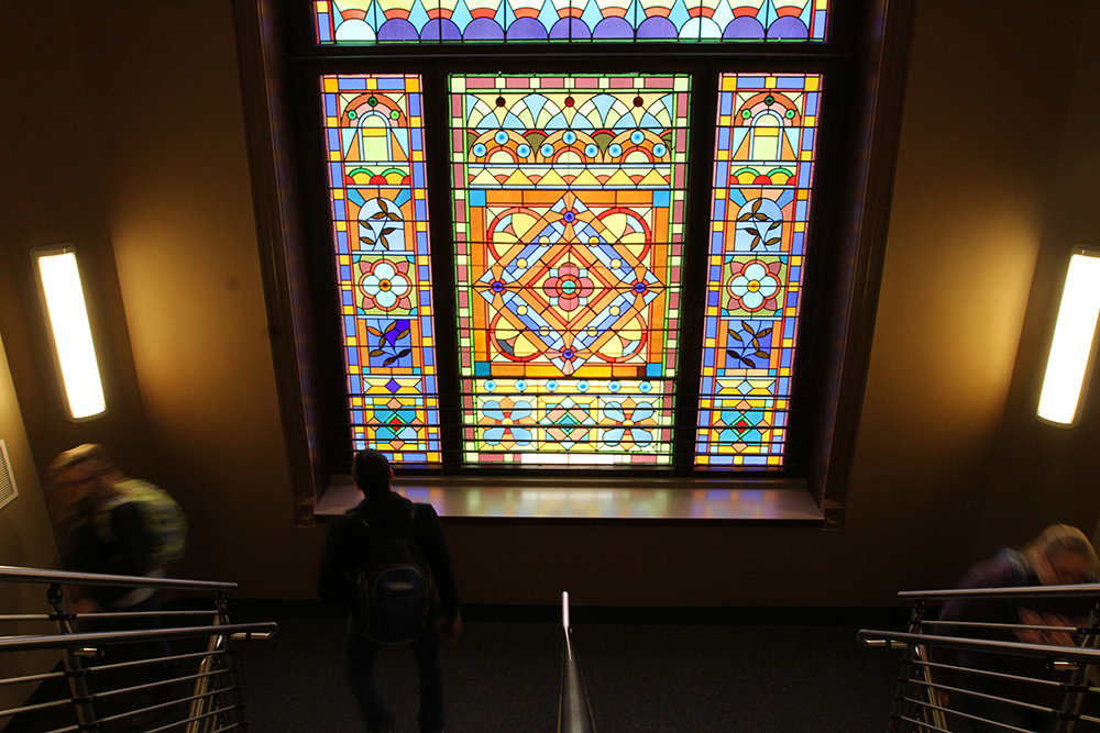 old main stained glass