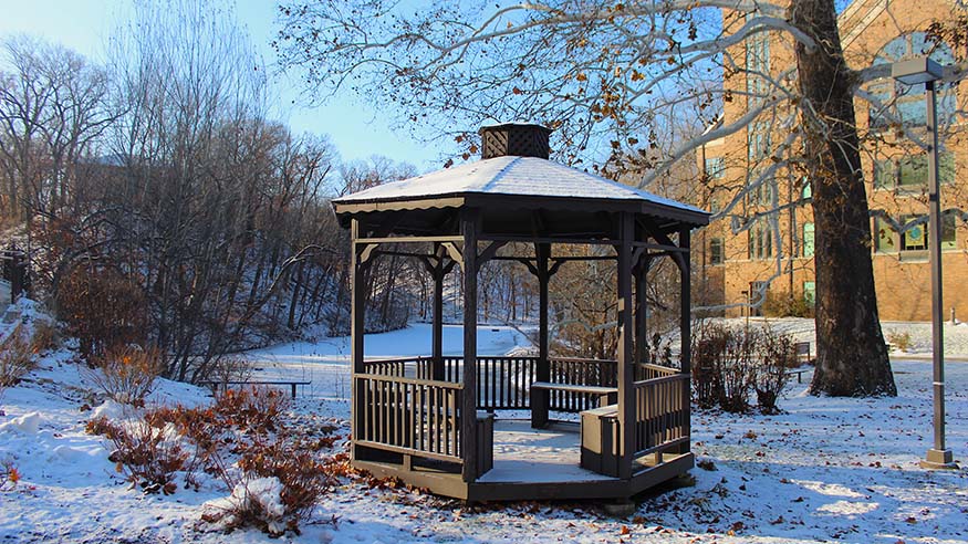 Gazebo near Slough.