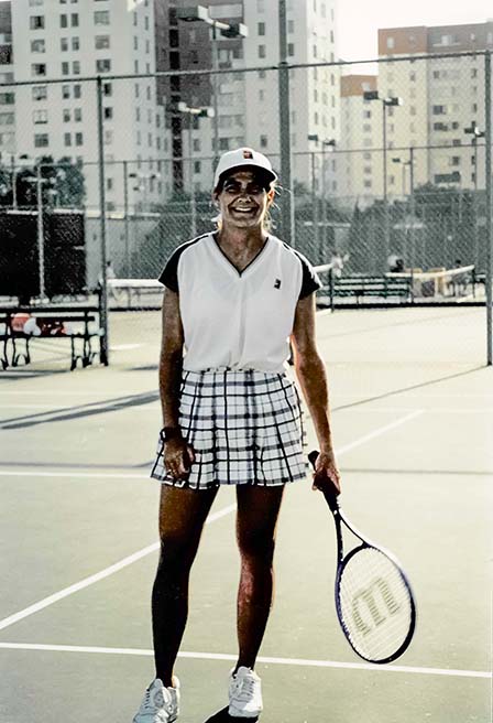 Andrea Talentino at tennis