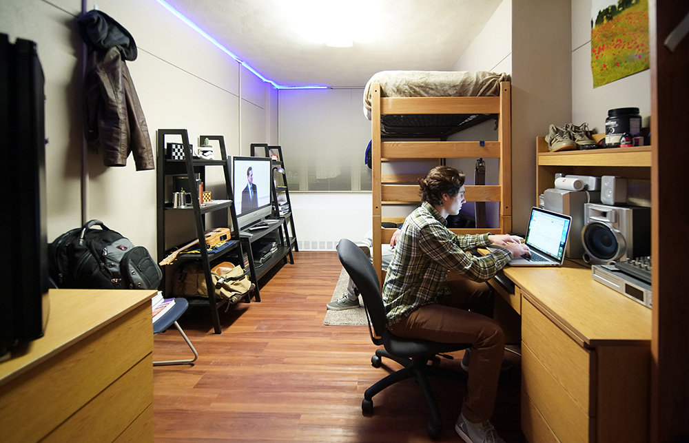 A student's room in Westerlin