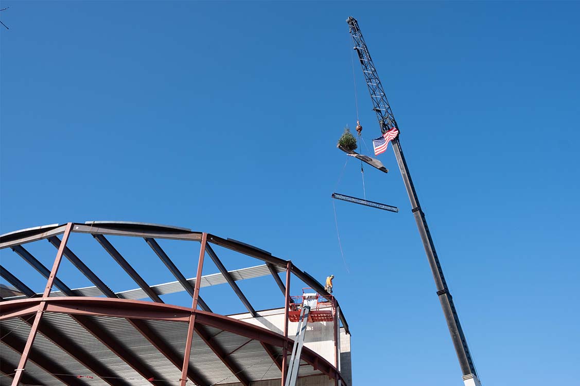 topping off ceremony at Hanson