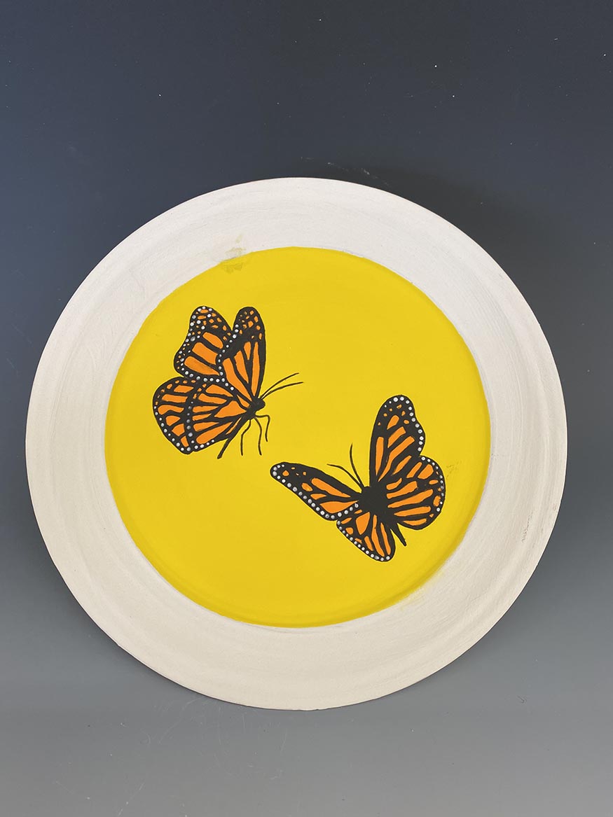 Butterfly plate