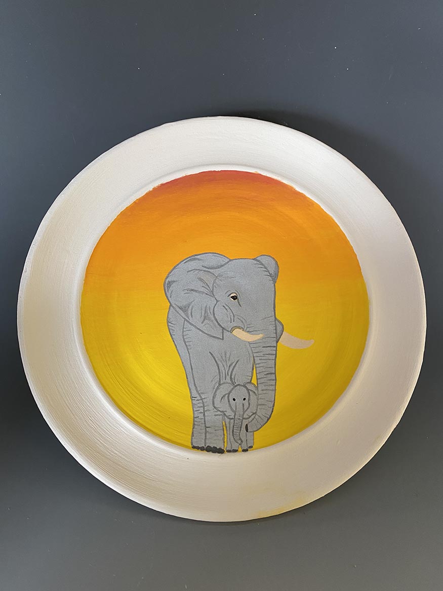 Elephant plate