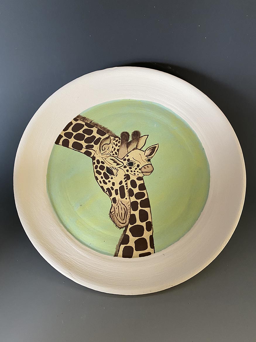 Giraffe plate