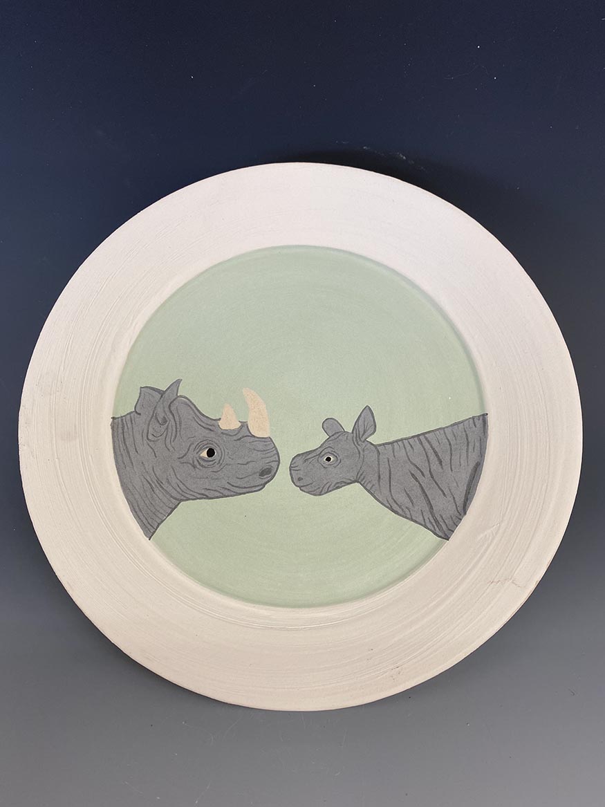 Rhinoceros plate