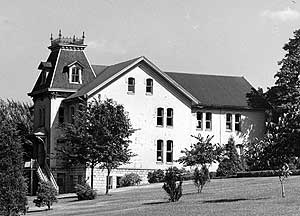Ladies Hall in 1949. It later became a classroom building and was known as East Hall. It was razed in 1978.