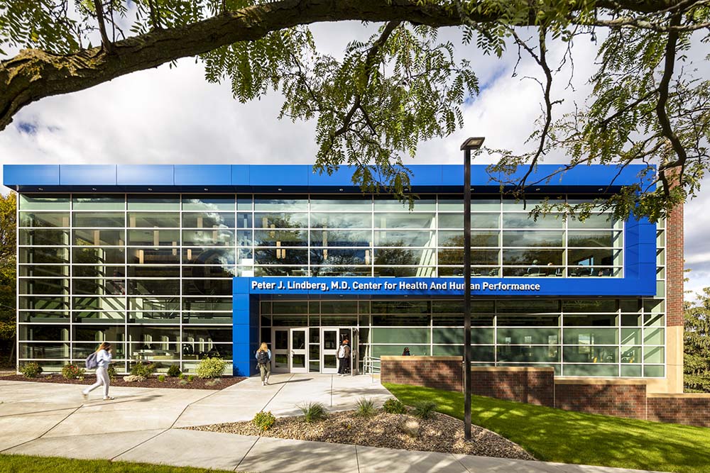 Front entrance to the Lindberg Center.