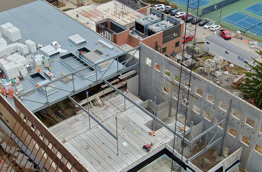 Lindberg Center construction