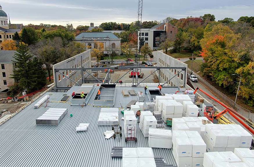 Lindberg Center construction